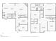 Detailed floor plan showcasing the layout of the two-story home with room dimensions at 172 Great Gln, Rocky Mount, NC 27804
