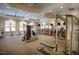 Well-equipped gym with treadmills, weight machines, and mirrored walls for a complete workout experience at 172 Great Gln, Rocky Mount, NC 27804