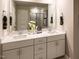 Elegant bathroom with double vanity, modern fixtures, and a glass-enclosed shower at 1780 Pie Filling Dr, Haw River, NC 27258