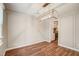 Bright dining area features modern light fixture and beautiful trim work at 207 Wyatts Pond Ln, Cary, NC 27513