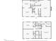 Floor plan for both floors at 207 Wyatts Pond Ln, Cary, NC 27513