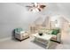 Bonus room provides comfortable seating and ample space at 209 Democracy Pl, Apex, NC 27523