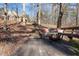 Outdoor fire pit area with built-in seating perfect for gatherings and relaxation at 209 Democracy Pl, Apex, NC 27523