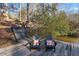 Lakeside wooden dock area offering serene waterfront views and access to water activities at 209 Democracy Pl, Apex, NC 27523