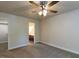 Spacious bedroom with view to a large closet and Primary bath at 3553 E Jameson Rd, Raleigh, NC 27604