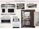 This design board shows premium kitchen appliance selections, including Wolf range, microwave, and Thermador appliances at 364 Brook Green Ln # 29, Pittsboro, NC 27312