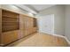 Bonus room with built-in cabinets and shelving for storage at 400 W North St # 730, Raleigh, NC 27603