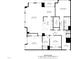 Detailed floorplan showcasing the layout of a one-story house, with dimensions for each room at 400 W North St # 730, Raleigh, NC 27603