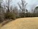Exterior view of backyard with mature trees at 416 Magnolia Run Way, Benson, NC 27504