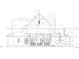 Side view of the home's architectural plan featuring lap siding and stone details at 429 Brook Green Ln # 21, Pittsboro, NC 27312