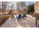 Spacious back deck perfect for outdoor entertaining at 43 New Rhododendron, Chapel Hill, NC 27517