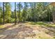 Lush backyard with mature trees and a private wooded setting at 5750 Nc Highway 49, Burlington, NC 27215