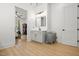 Bathroom and laundry area with a vanity, mirror, and stylish accents at 5750 Nc Highway 49, Burlington, NC 27215