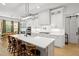 Bright and airy kitchen featuring an island with seating, perfect for casual dining and entertaining at 5750 Nc Highway 49, Burlington, NC 27215