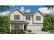 Charming two-story home featuring a symmetrical design, attached two-car garage, and inviting curb appeal at 6533 Winter Spring Dr, Wake Forest, NC 27587