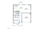 A detailed first-floor plan showing the layout of the kitchen, nook, Gathering room, and garage at 6533 Winter Spring Dr, Wake Forest, NC 27587