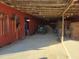 Large interior of barn used to store equipment and bails of hay at 7027 Old 421 Rd, Liberty, NC 27298