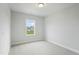 Bedroom with one window, carpet, and neutral paint at 749 Aristocrat Ln, Knightdale, NC 27545