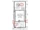 Detailed plot plan showcasing the setbacks, craw space foundation, two-car plan, and screen porch at 813 Emmer St, Rolesville, NC 27571