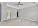 Large main bedroom featuring plush carpet, recessed lighting, and multiple doorways at 9169 Dupree Meadow Dr # 26, Angier, NC 27501