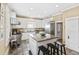 Modern kitchen with granite island, stainless steel appliances, and custom cabinets, perfect for culinary enthusiasts and entertaining at 101 S Bloodworth St, Raleigh, NC 27601