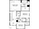 Floorplan of the second story, featuring the owner's suite, bedrooms, and laundry room at 107 Willow Cameron Way, Angier, NC 27501