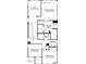 Floor plan of second level: Loft, Owner's suite, 2 bathrooms, 2 bedrooms and laundry at 136 Willow Cameron Way, Angier, NC 27501