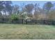 View of the yard and fence from the yard at 151 N Great White Way, Clayton, NC 27527