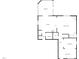 Floorplan showing layout of sunroom, kitchen, Gathering room, and dining area at 151 N Great White Way, Clayton, NC 27527