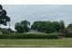 An eye-level view of lush foliage in front of houses near a city street at 405 N Wilson Ave, Dunn, NC 28334