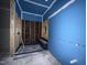View of unfinished shower with waterproofing membrane at 436 Oakland Dr, Raleigh, NC 27609