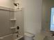 Bathroom showcases a shower, tub, toilet and vanity, creating a functional and comfortable space at 4404 Emeline Way # 35, Fuquay Varina, NC 27526