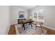 Cozy home office with natural light, hardwood floors, and stylish decor at 5618 Wade Park Blvd, Raleigh, NC 27607