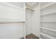 Bright walk-in closet featuring custom shelving and ample storage space at 654 Christian Light Rd, Fuquay Varina, NC 27526