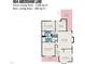 Detailed floor plan showcasing the layout of the home, including the kitchen, bedrooms, and living spaces at 904 Amersham Ln, Wake Forest, NC 27587
