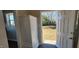 Entryway with built-in storage and view of the front yard at 1409 Mcdearman Ave, Rocky Mount, NC 27804