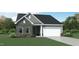 Charming home featuring stone and vinyl siding, complemented by a well-manicured lawn and attached garage at 1702 Red Roses Ave, Durham, NC 27703