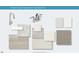 Smart Series Sapphire Collection D bathroom showcasing a faucet, fixtures, floor, counter and wall tiles at 2317 Bay Minette Station Sta # 545, Apex, NC 27502