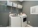 Convenient laundry room equipped with modern appliances and ample storage space for household chores at 2317 Bay Minette Station Sta # 545, Apex, NC 27502