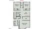 Second floor layout featuring bedrooms, bathrooms, loft, laundry, and owner's suite with walk-in closet at 256 Bruce Dr, Dunn, NC 28334