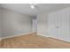 Bedroom featuring hardwood floors, neutral walls and a modern ceiling fan with lighting at 35 Henry Rifle Ln, Angier, NC 27501