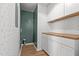 Modern laundry room with washer hookups and plenty of storage space at 35 Henry Rifle Ln, Angier, NC 27501