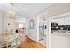 Elegant dining area adjacent to the kitchen, offering a seamless transition for entertaining and daily living at 3716 Yorktown Pl, Raleigh, NC 27609