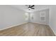Cozy bedroom featuring natural light, wood floors, and a ceiling fan at 376 Buckhorn Branch Park # 38, Clayton, NC 27520