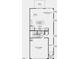 Layout of the 1st floor featuring a kitchen, dining area, gathering room, and a 2-car garage at 402 Carpels Dr, Wendell, NC 27591
