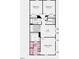 Second-floor plan featuring bedrooms, bathrooms, laundry, owner's suite and a loft at 412 Carpels Dr, Wendell, NC 27591