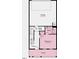 Floorplan displaying garage, stairs to foyer, drop zone, and a bedroom with attached bath and access to porch at 427 Rowe Way, Knightdale, NC 27545