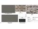 Sample exterior materials featuring stone, brick, siding, and trim options at 615 Contento Ct, Sanford, NC 27330
