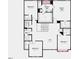 Second floor layout featuring bedrooms, bathrooms, laundry, and loft area at 619 Contento Ct, Sanford, NC 27330