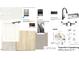 Interior finishings with stainless appliances, white cabinets, modern lighting, and wood flooring at 619 Contento Ct, Sanford, NC 27330